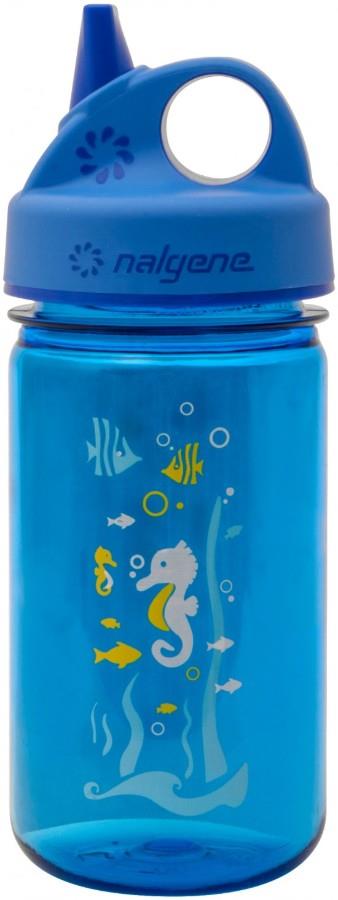 Nalgene Grip N Gulp Childrens Water Bottle 12oz 350ml Blue