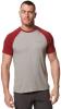 Craghoppers NosiLife Anello II  Short Sleeve T-shirt, M Red & Grey