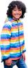 Muddy Puddles Ecolight Kids Waterproof Jacket, 2-3yrs Rainbow Stripe