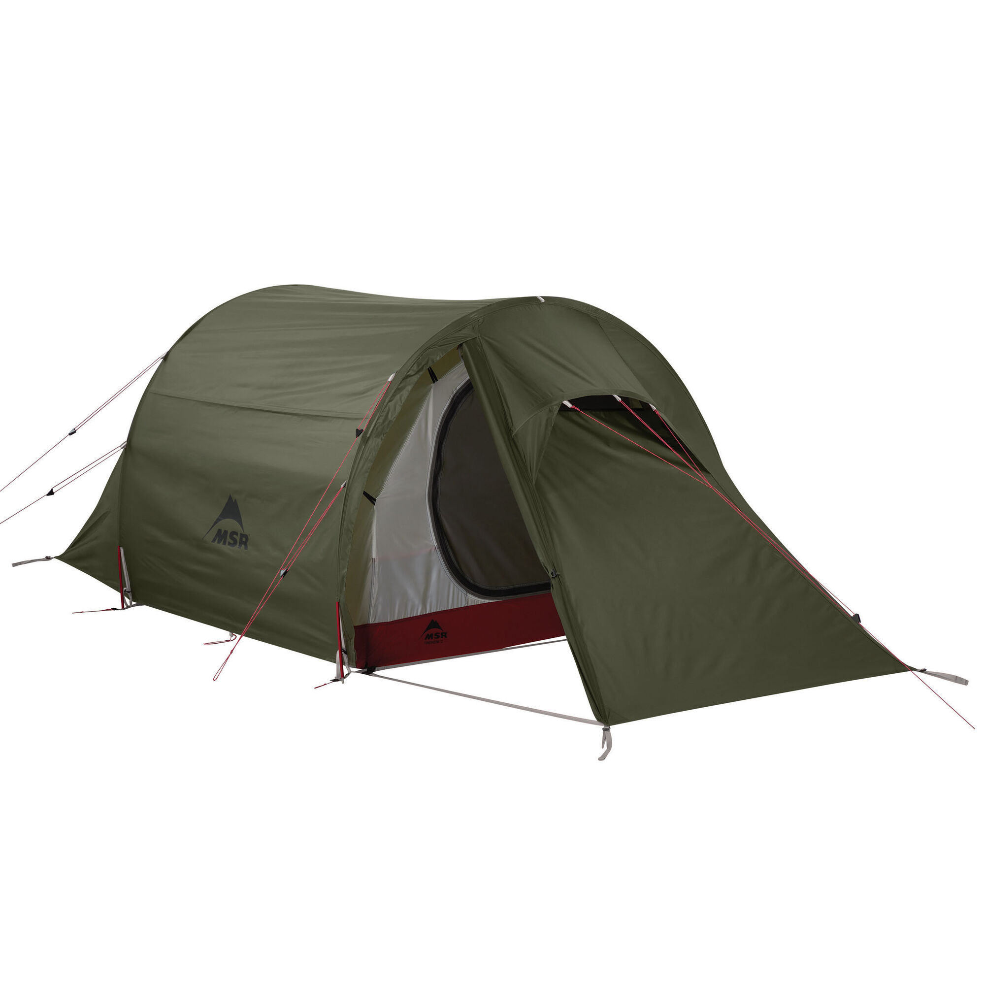 Photos - Tent MSR Tindheim 2 Backpacking Tunnel  With Footprint, 2P Green 10832 
