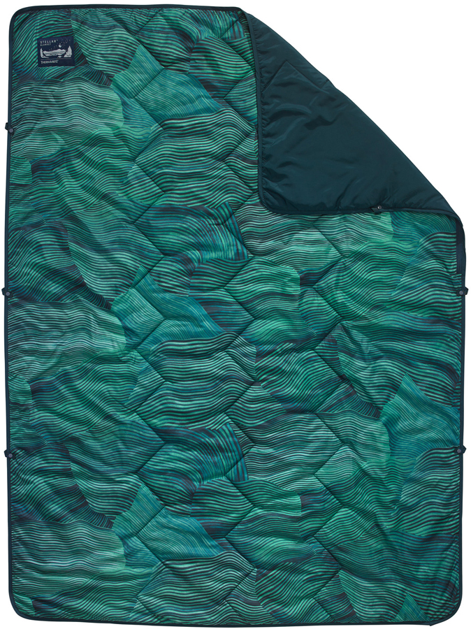 Photos - Other goods for tourism Therm-a-Rest ThermaRest Stellar Blanket Insulated Camping Blanket Green Wave 11426 