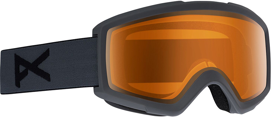 Photos - Ski Goggles ANON Helix 2.0 Ski/Snowboard Goggles, S/M Stealth Frame/Amber Lens 1852910 