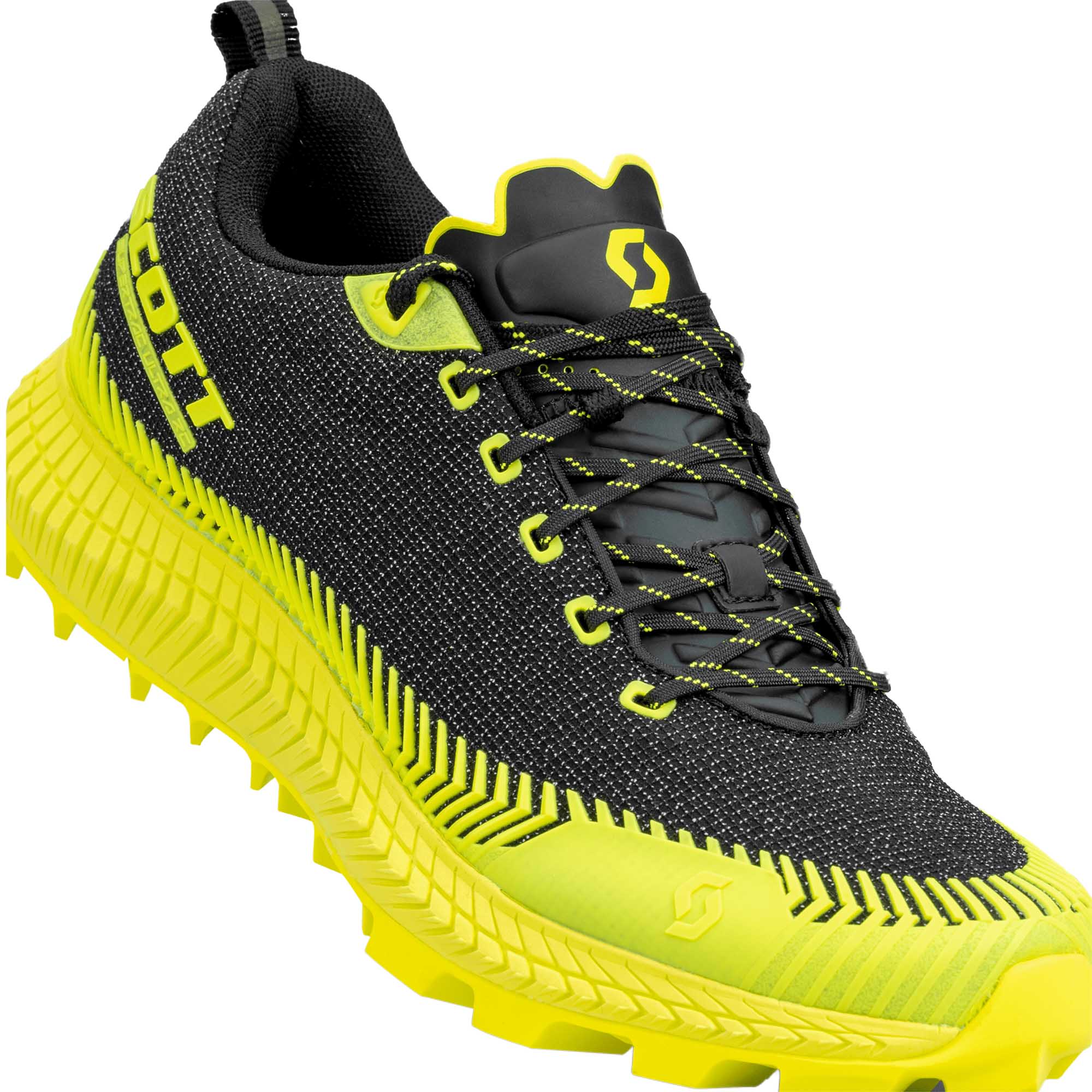 Scott Supertrac Ultra Rc Trail Running Shoes, Uk 7 Black/Yellow