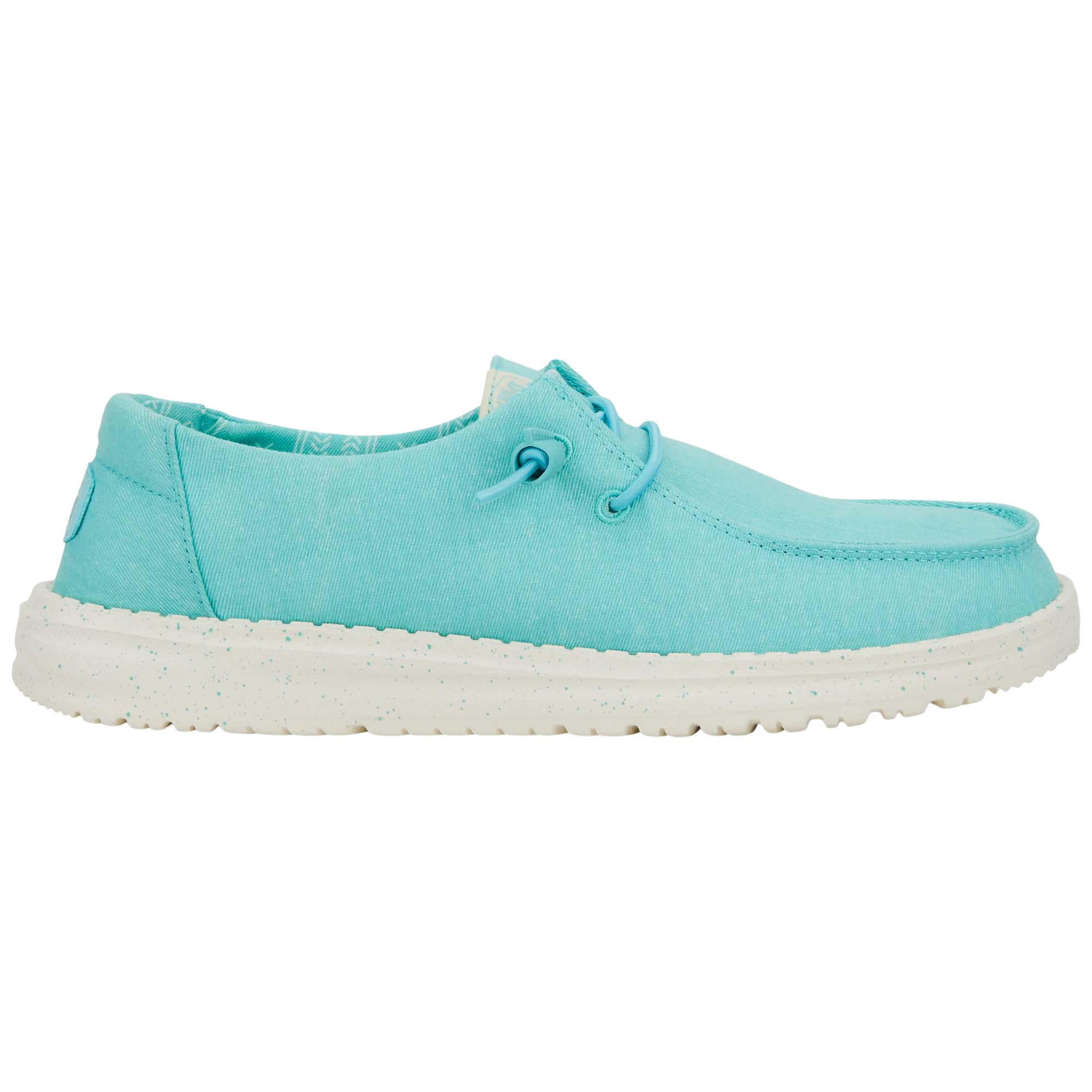 Hey Dude Wendy Stretch Canvas Women's Shoes, UK 6 Turquoise