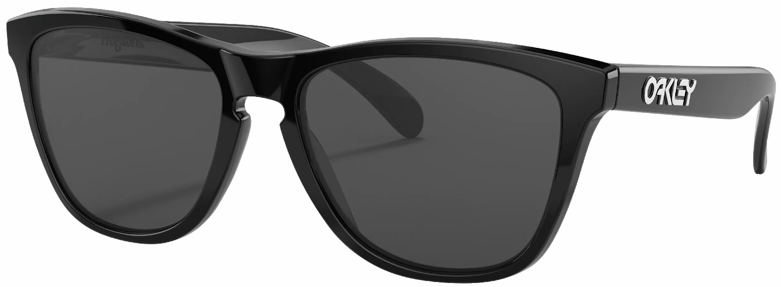 Photos - Sunglasses Oakley Frogskins , M Polished Black/Prizm Black 0OO9013-3C455 