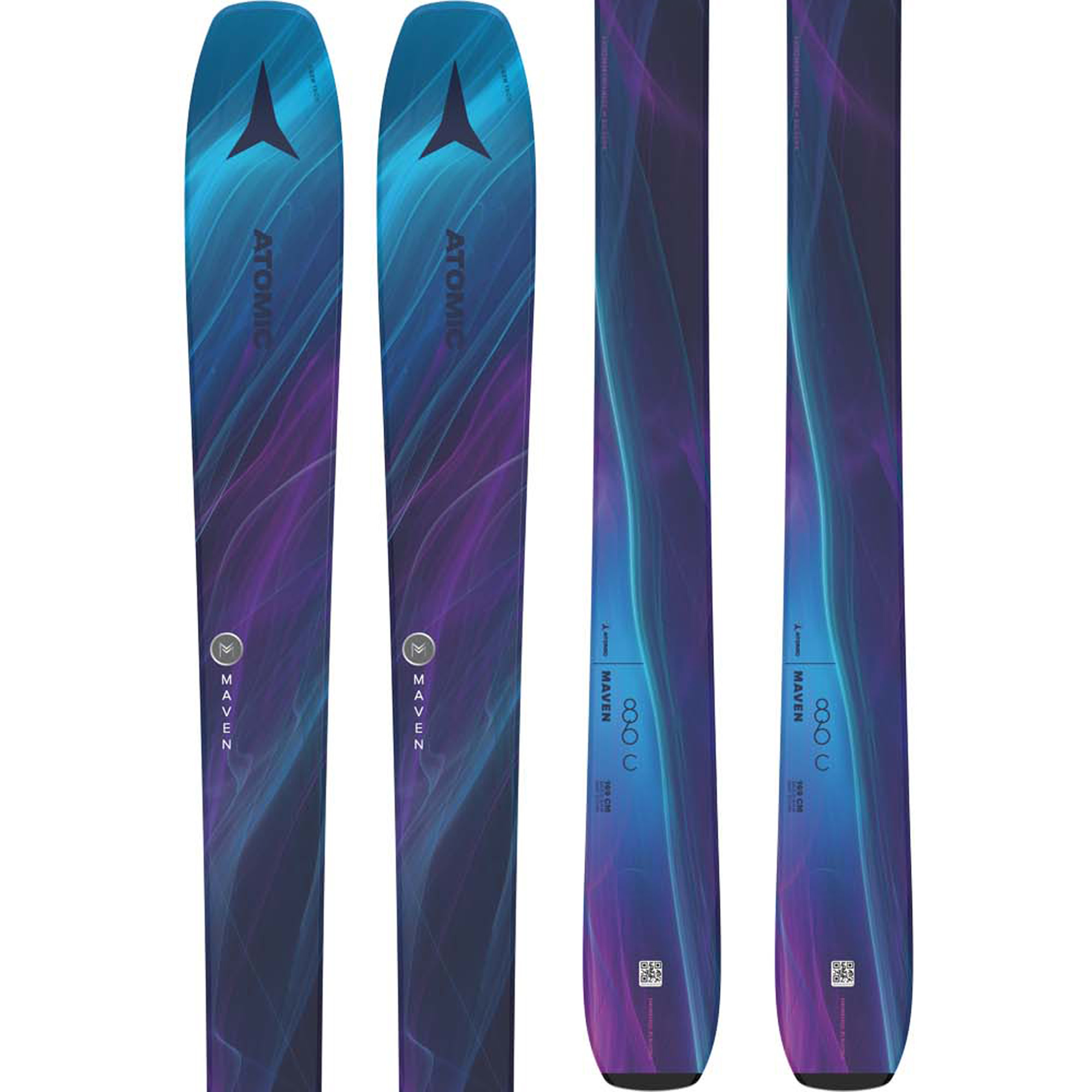 Photos - Ski Atomic Maven 86 C Women's , 153cm Blue/Purple  AA0029834  2024