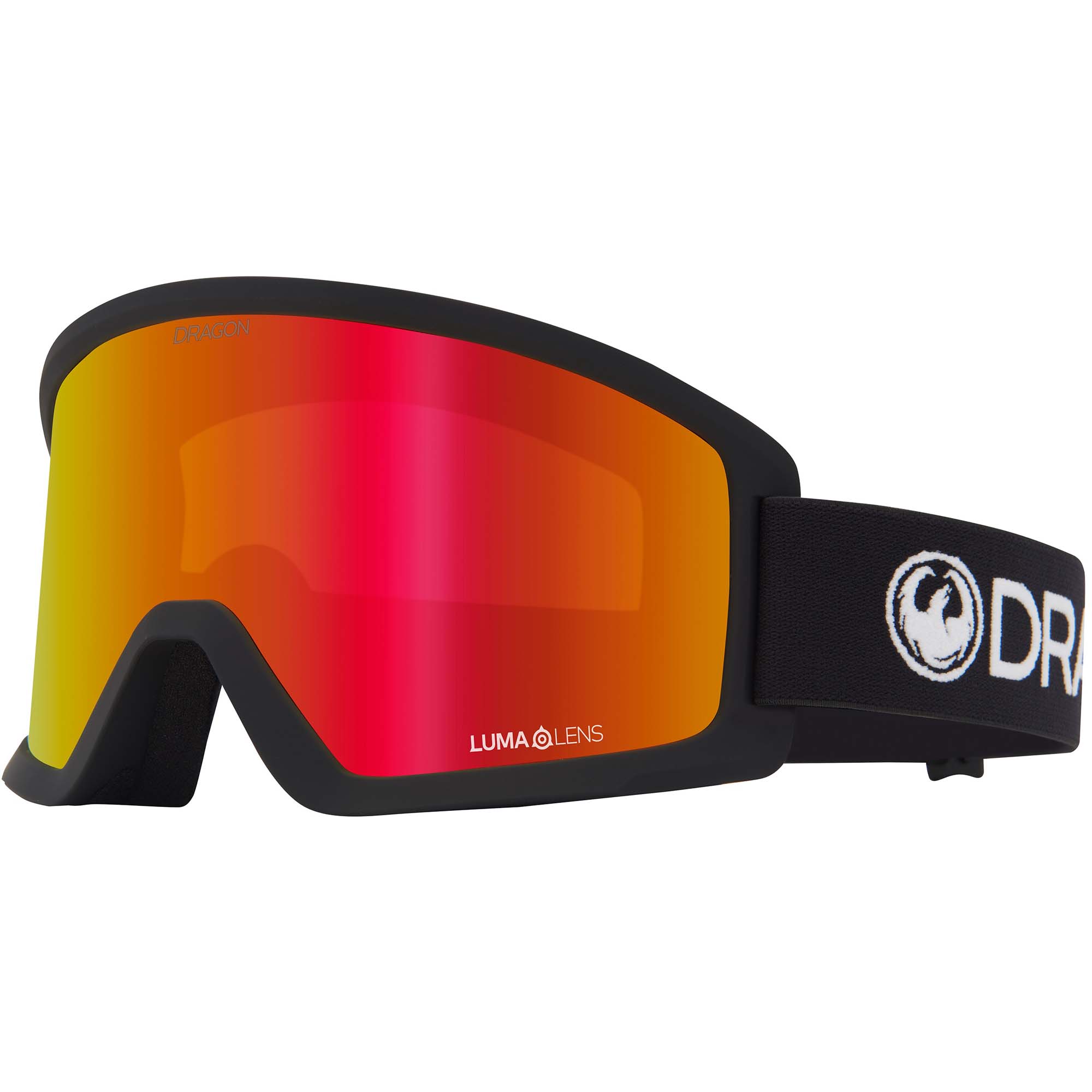 Photos - Ski Goggles Dragon DX3 L OTG Ski/Snow Goggles, L Black Frame/LL Red Ion DRG156/6330002 