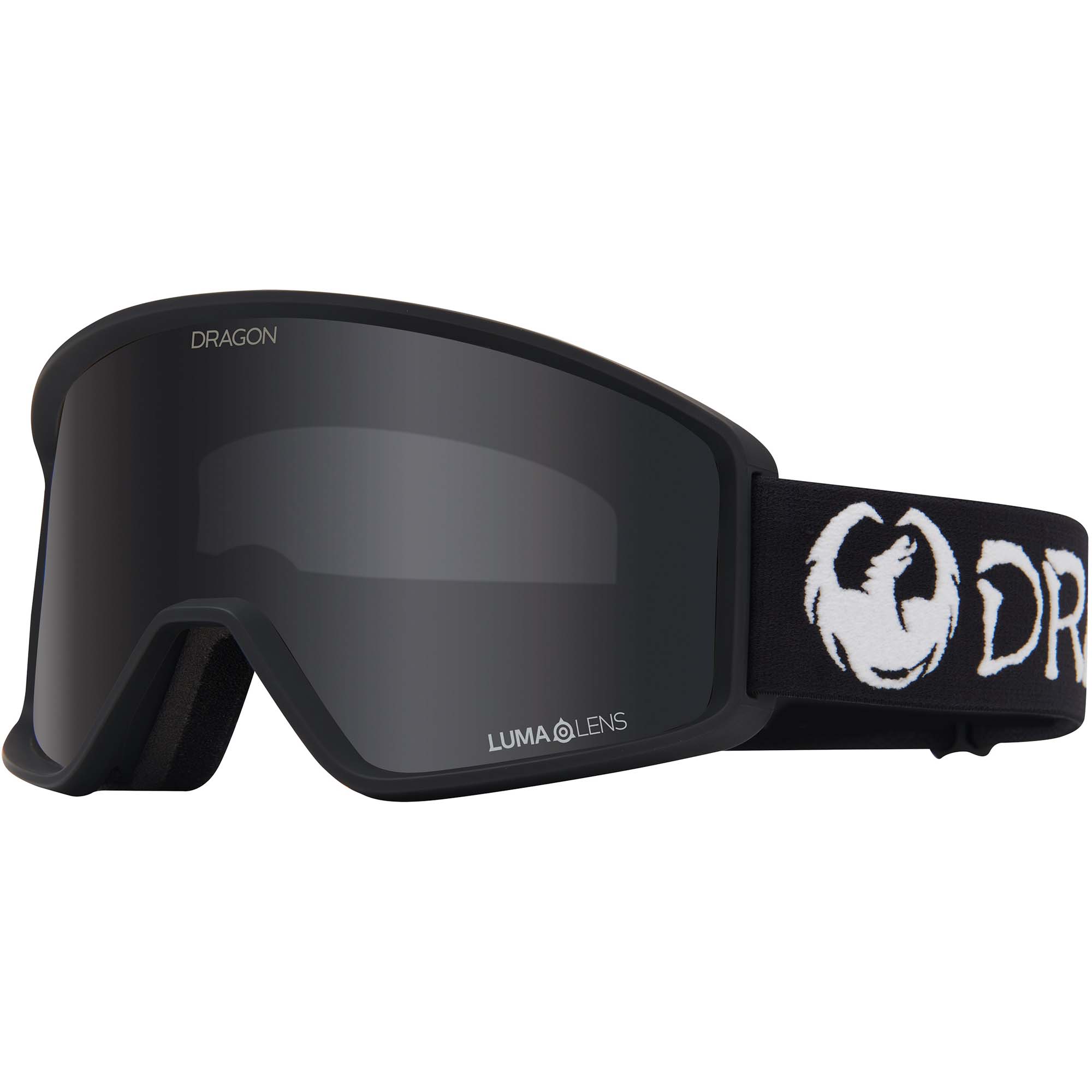 Photos - Sunglasses Dragon DXT OTG Ski/Snow Goggles, S Classic Black Frame/LL Dark Smoke 47022 