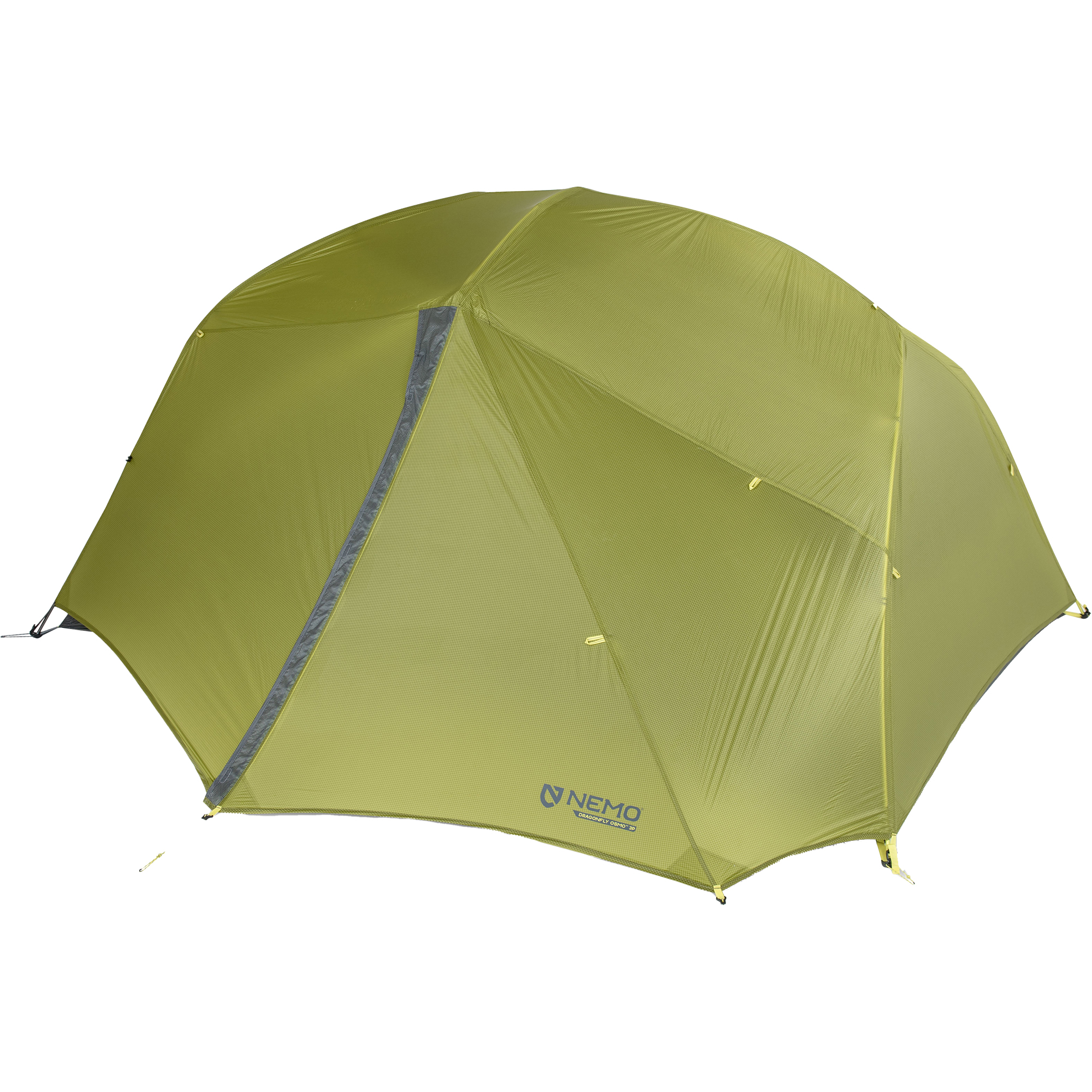 Photos - Tent Nemo Dragonfly OSMO 3 Ultralight Backpacking , 3 Man Birch Bud 