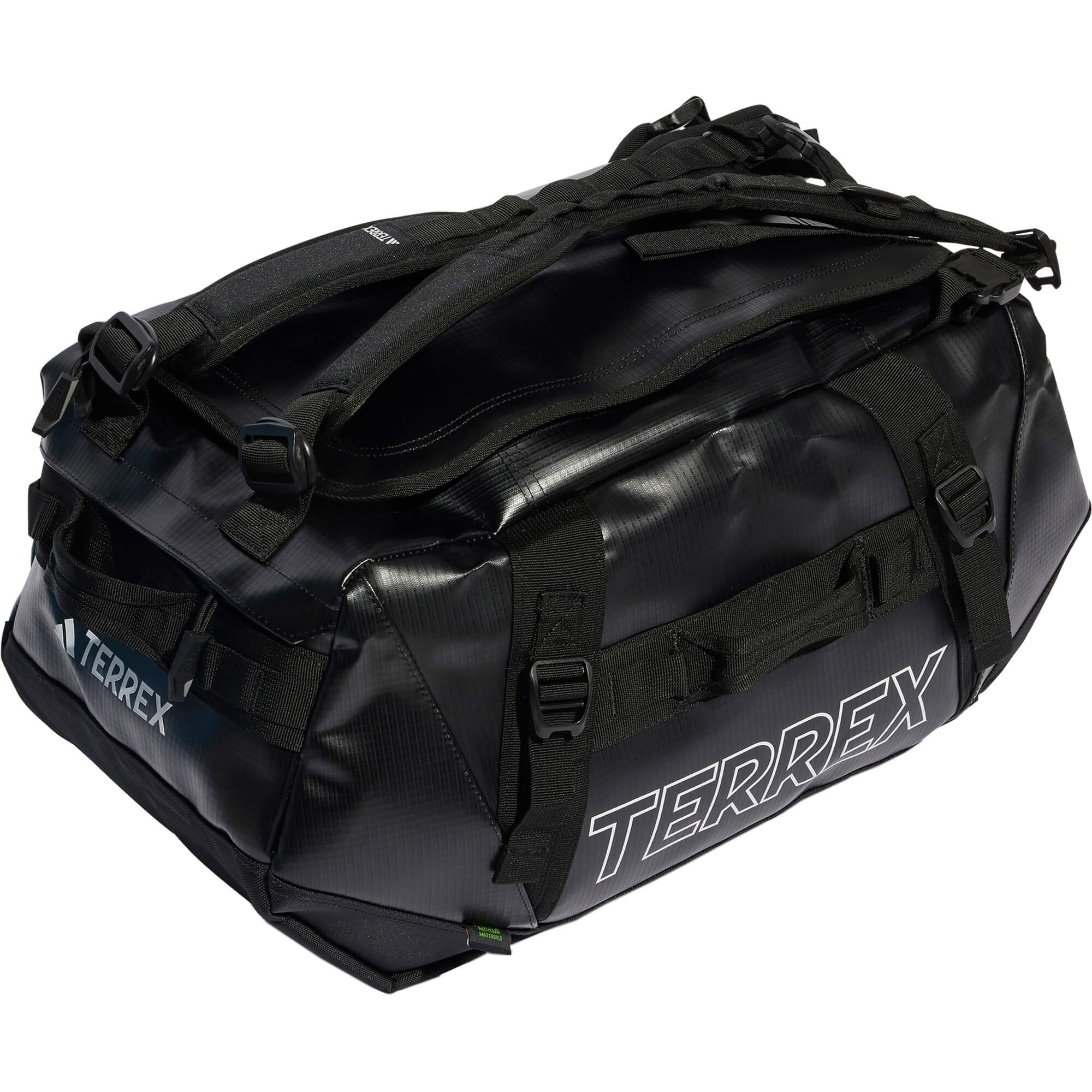 Photos - Travel Bags Adidas Terrex Rain.Rdy Expedition S 50L Duffel, 50L Black/White 1964742364 