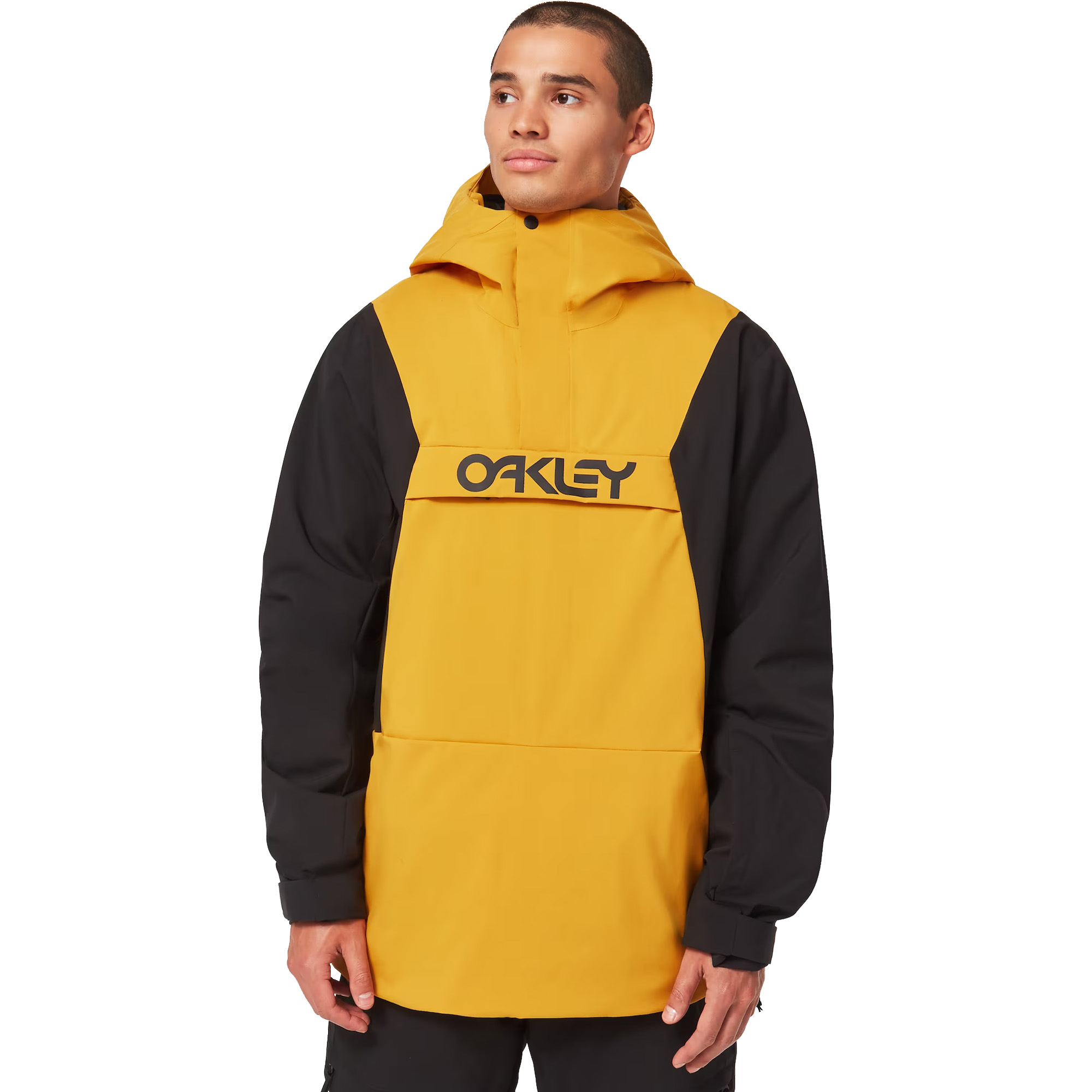 Photos - Ski Wear Oakley TNP TBT Waterproof Insulated Snow/Ski Anorak, L Amber Yellow FOA403 