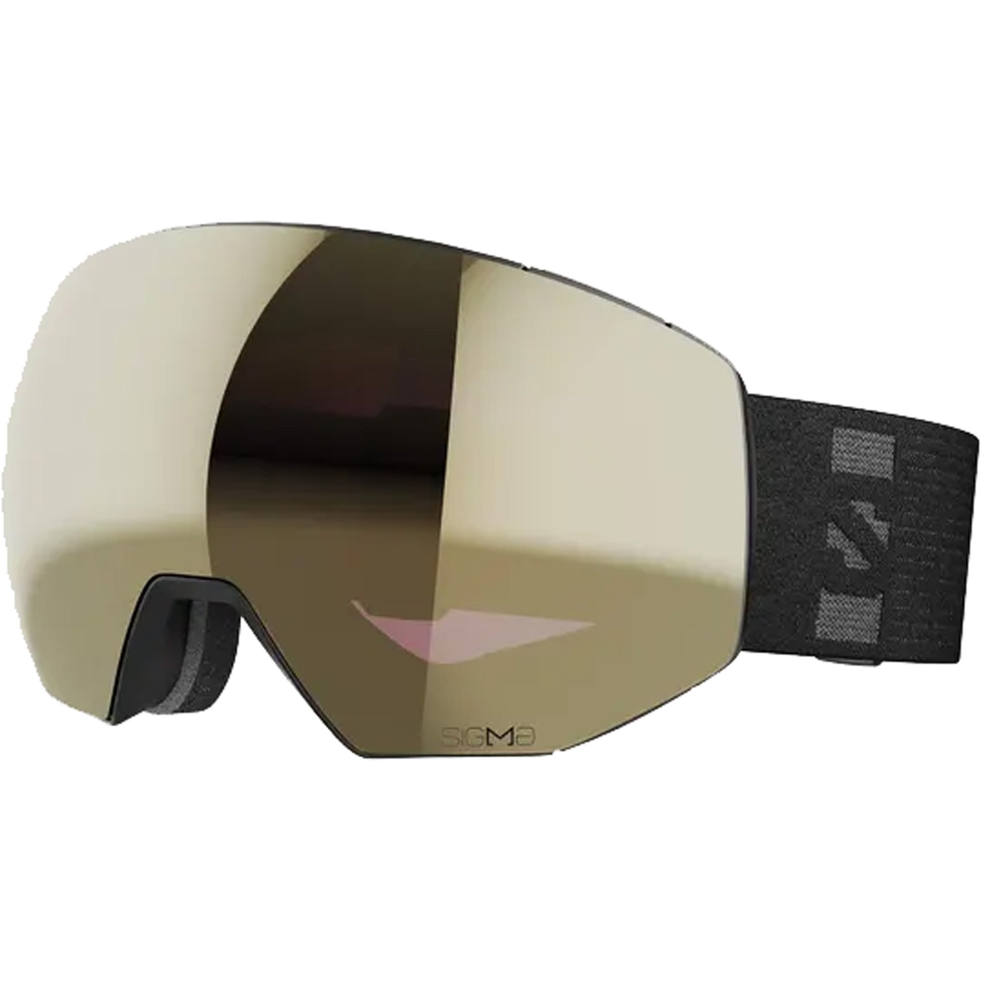 Photos - Ski Goggles Salomon Radium Prime Sigma Snowboard/ L Black/Black Gold L47246 