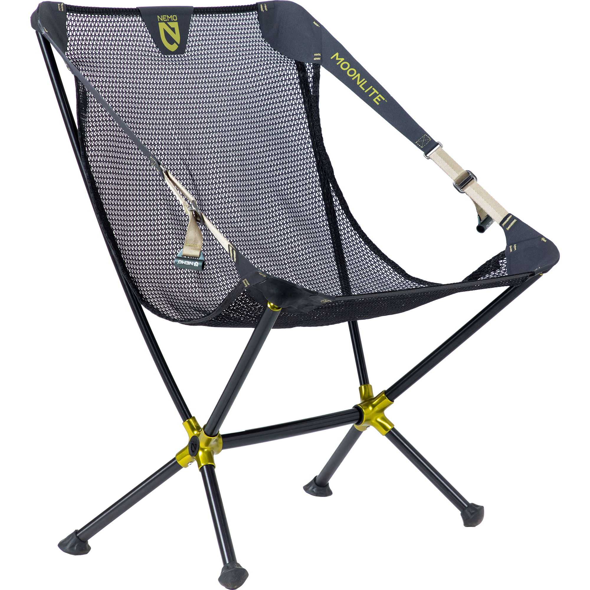 Photos - Outdoor Furniture Nemo Moonlite Ultralight Reclining Camp Chair, Black Pearl 