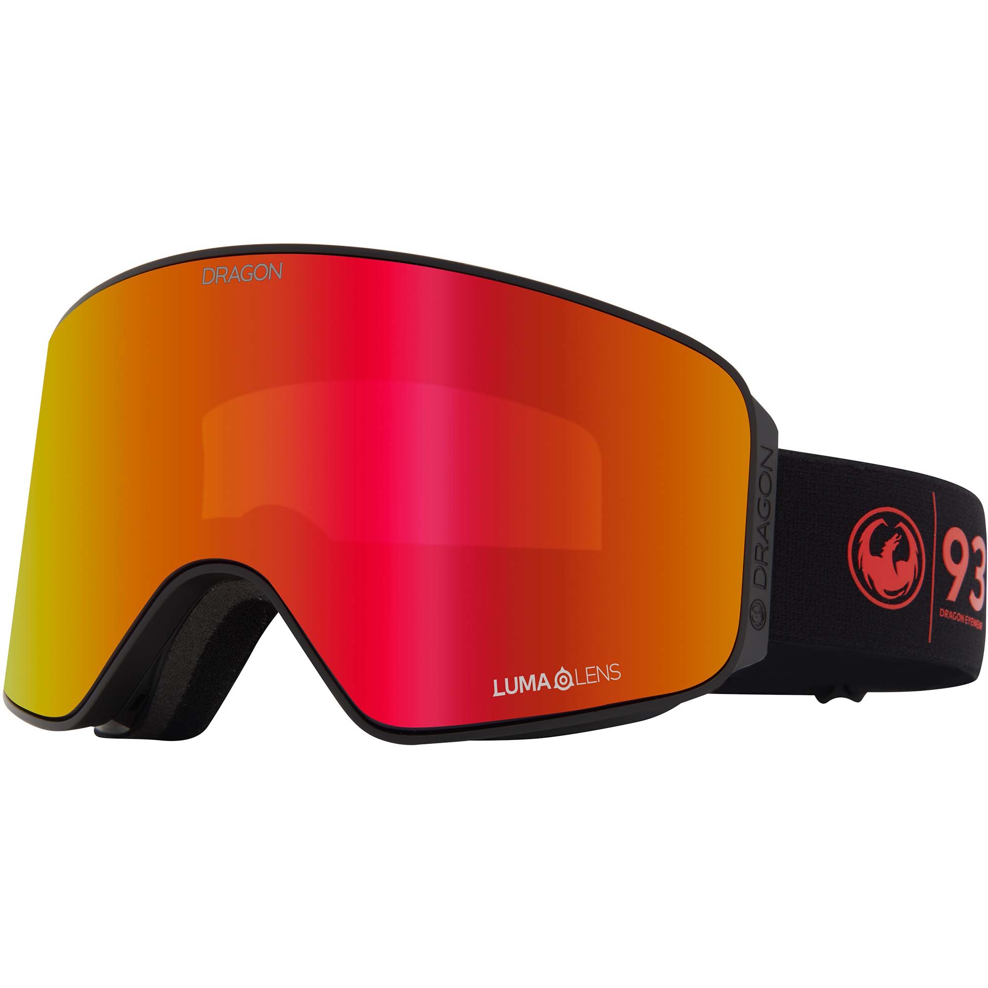 Photos - Ski Goggles Dragon NFX MAG OTG Ski/Snow Goggles, M 30 Years Frame/LL Red Ion DRG150/61 