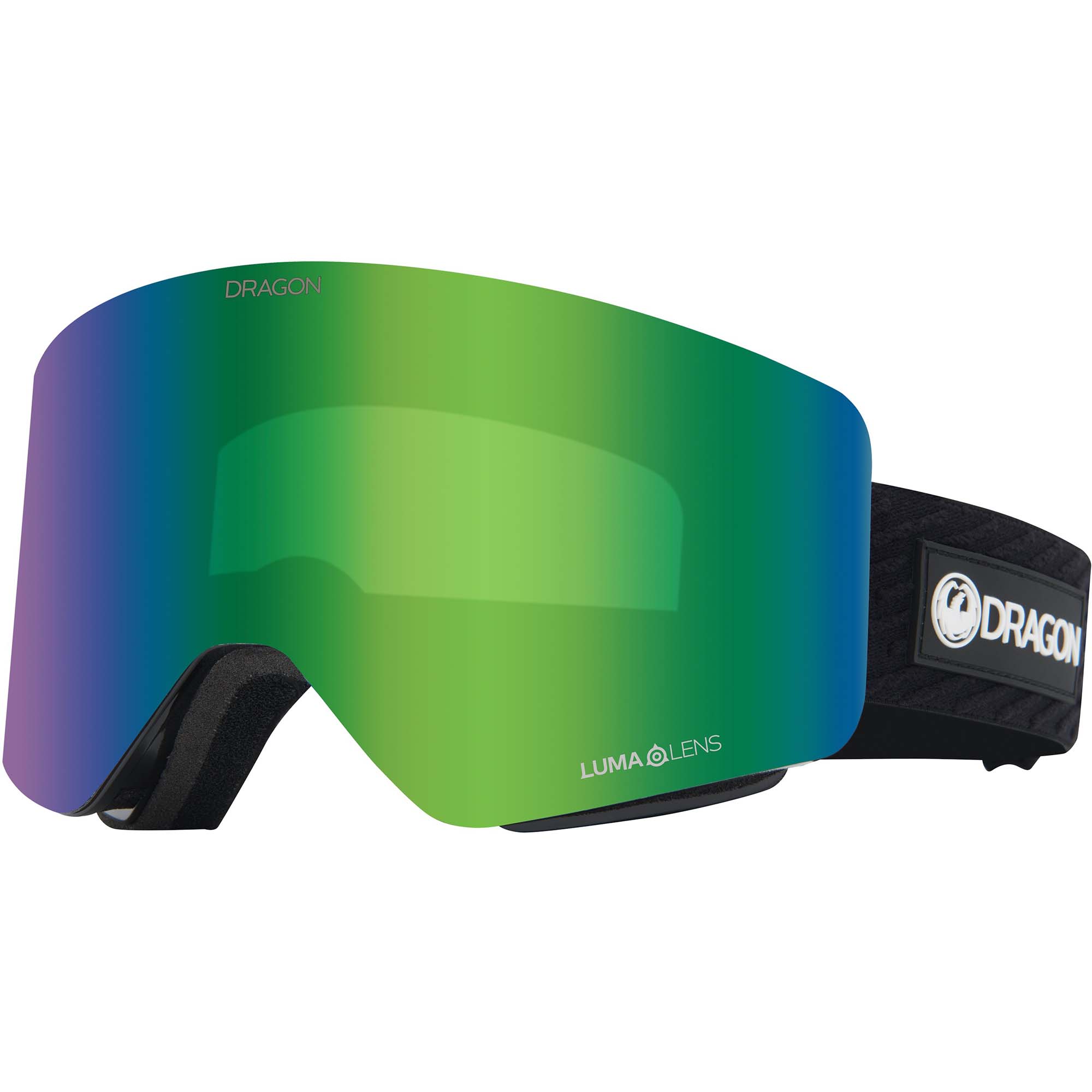 Photos - Ski Goggles Dragon R1 OTG Ski/Snowboard Goggles, M Icon Green Frame/LL Green Ion DRG11 