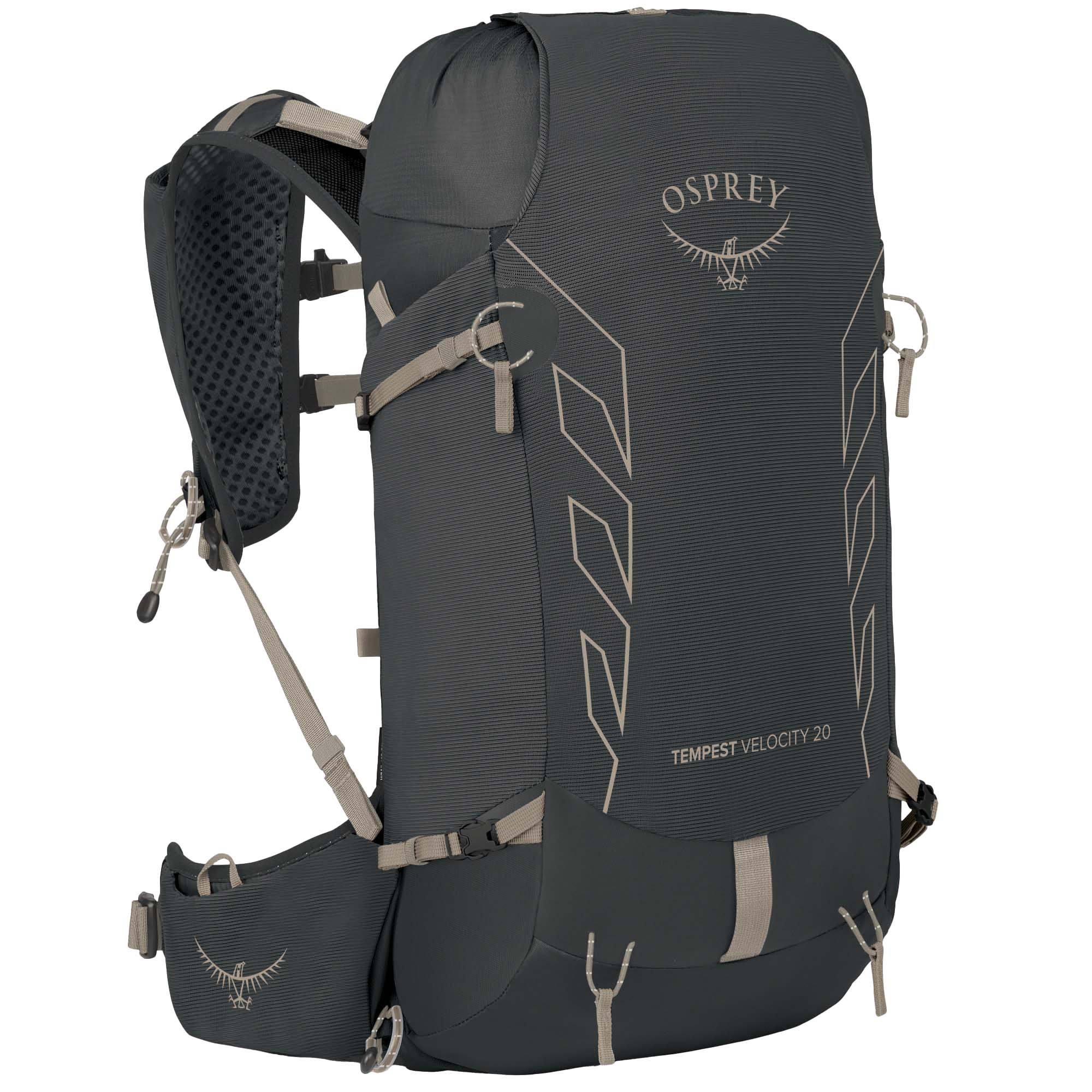 Photos - Backpack Osprey Tempest Velocity 20 Women's Technical , WXS/S Charcoal 1000 