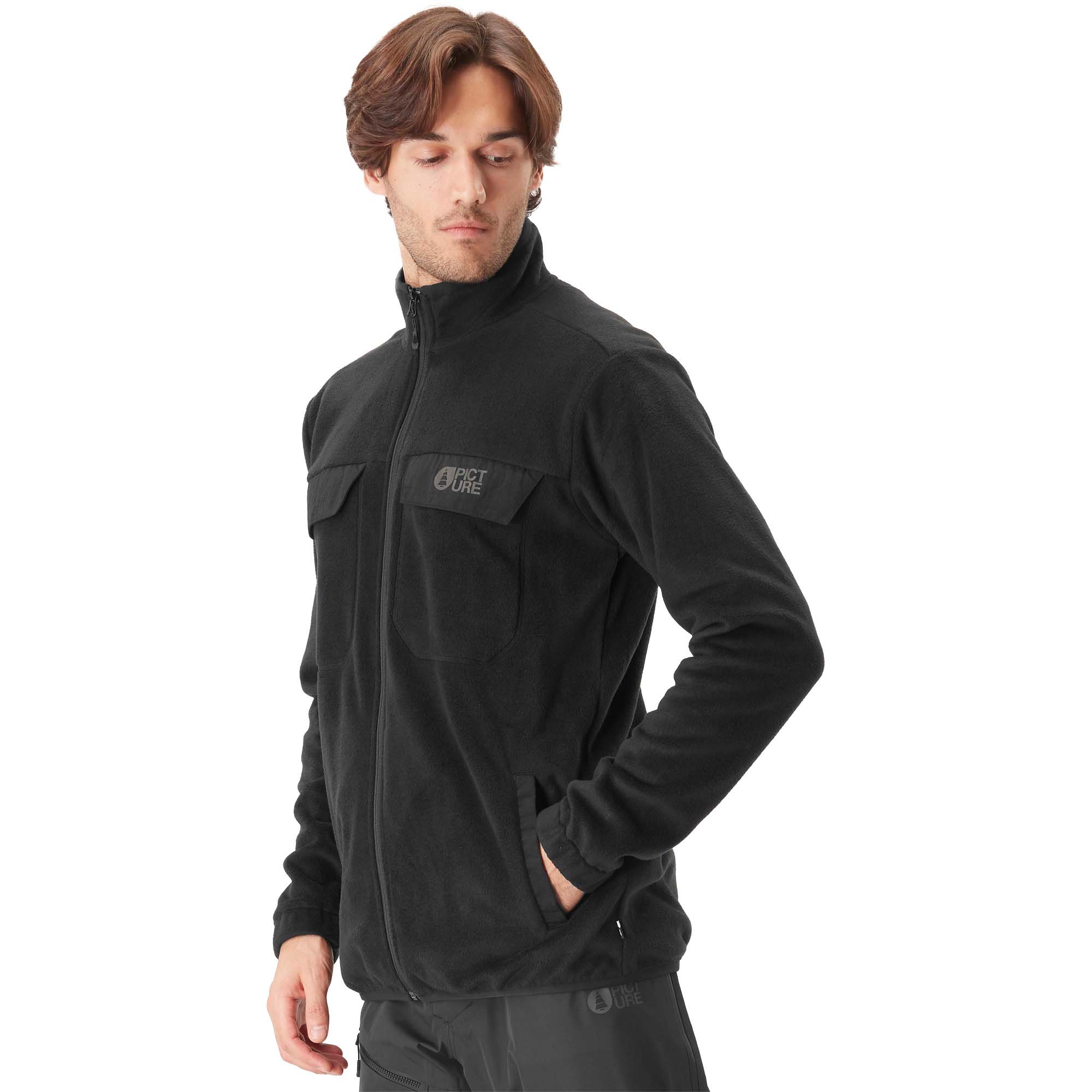 Photos - Trekking Clothes Picture Artim FZ Men's Technical Fleece Jacket, S Black SMT117 