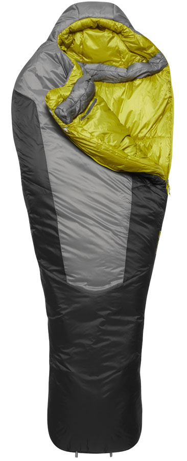 Photos - Sleeping Bag Rab Solar Ultra 2 Lightweight , Regular | LH Zip Granite QSS-0 