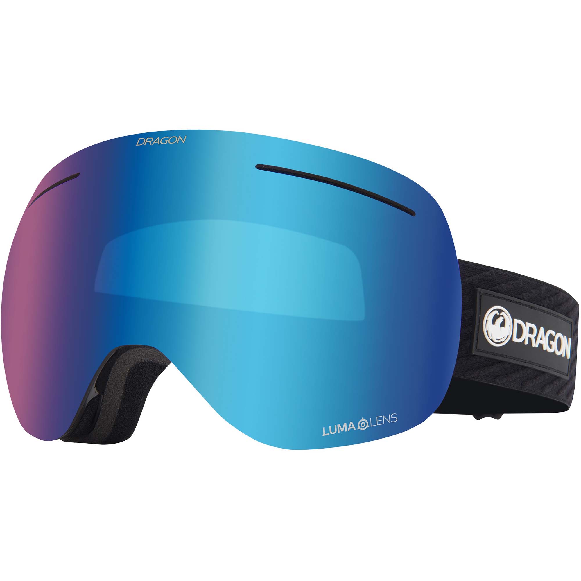 Photos - Ski Goggles Dragon X1 Snowboard/, L Icon Blue Frame/LL Blue Ion DRG151/7528 