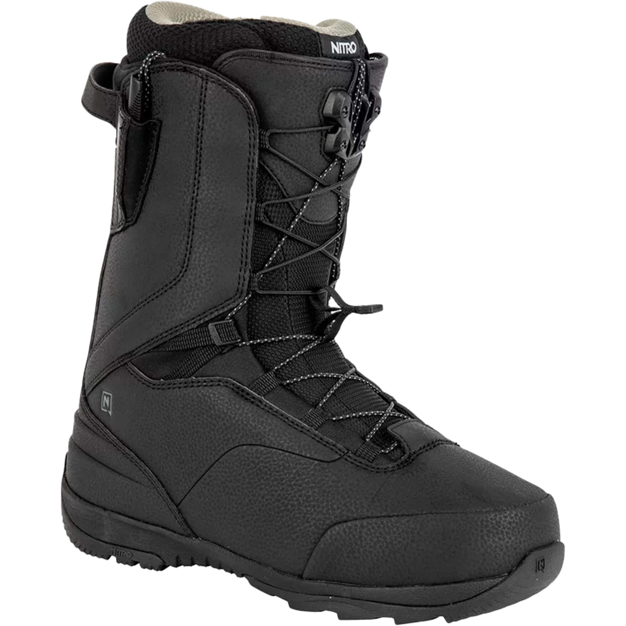 Photos - Ski Boots Nitro Venture TLS Snowboard Boots, UK 10.5 Black  848636-001  2024