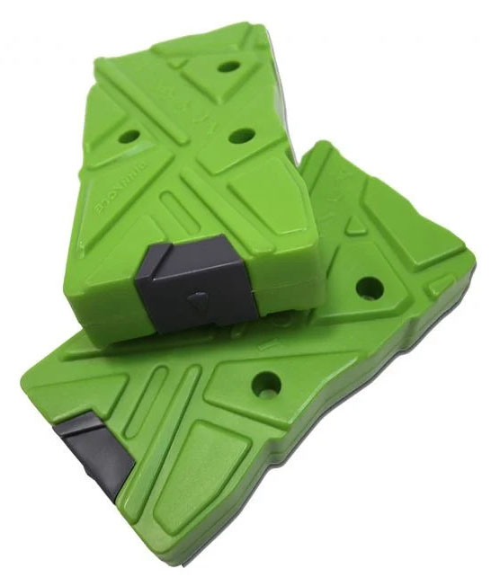 Photos - Cooler Bag Vango Ice Bricks Freezer & Coolbox Packs, 2-Pack Green ACSICEBR G07Z1H 