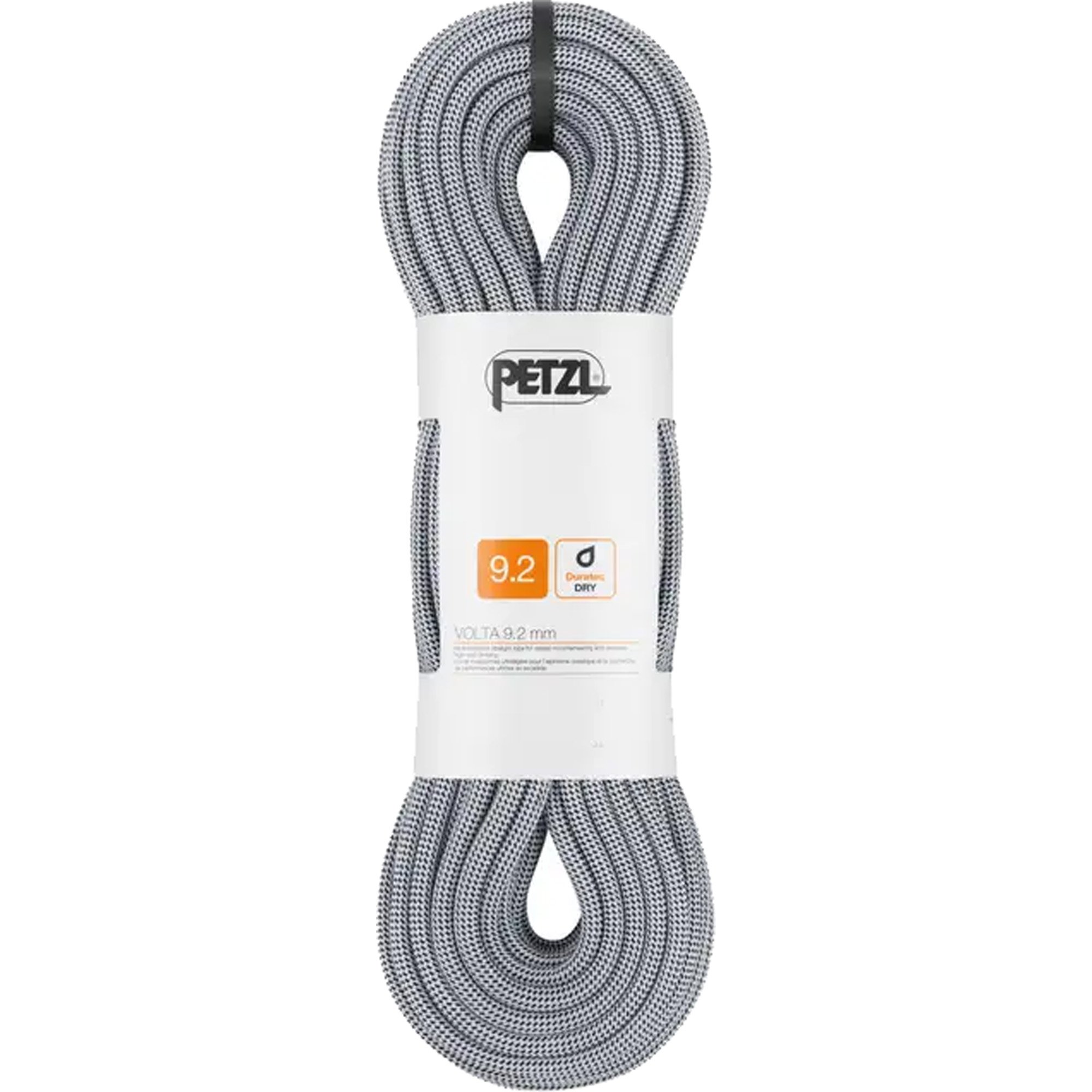 Photos - Climbing Gear Petzl Volta 9.2mm 80m Single Climbing Rope, 80m Grey R35AN 080 
