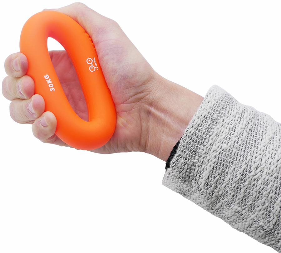 Photos - Climbing Gear A&D Y&Y Climbing Ring Hand Grip Resistance Trainer 30kg Resistance Orange 
