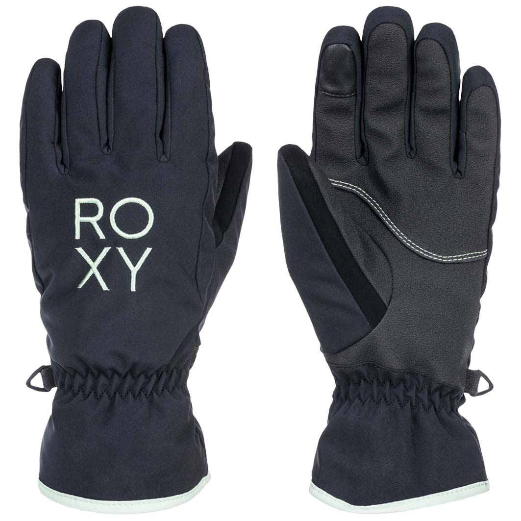 Photos - Ski Wear Roxy Freshfield Women's Snowboard/Ski Gloves XL True Black ERJHN03239 