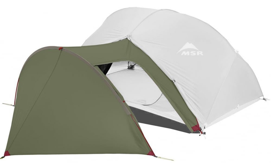 Photos - Tent MSR Gear Shed Vestibule & Storage Extension For Elixir & Hubba, Green 1033 