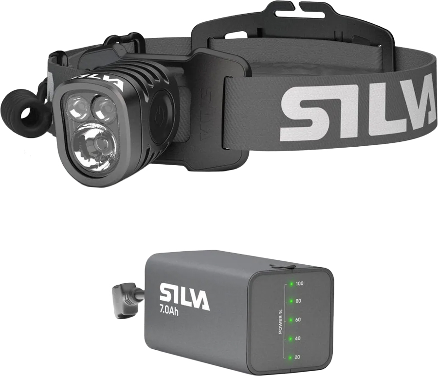 Photos - Climbing Gear SILVA Exceed 4X Headlamp, 2000 Lumens | IPX5 Black 37983 