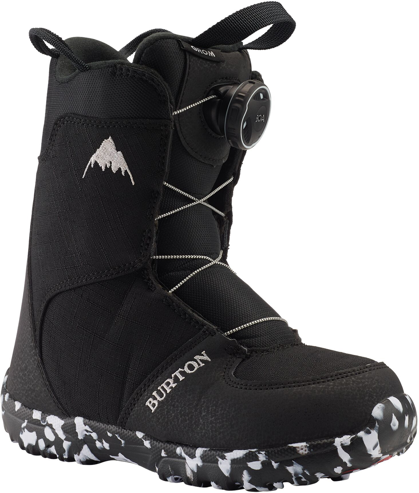 Photos - Ski Boots Burton Grom Boa Kid's Snowboard Boots, UK 11K Black  150891  2024