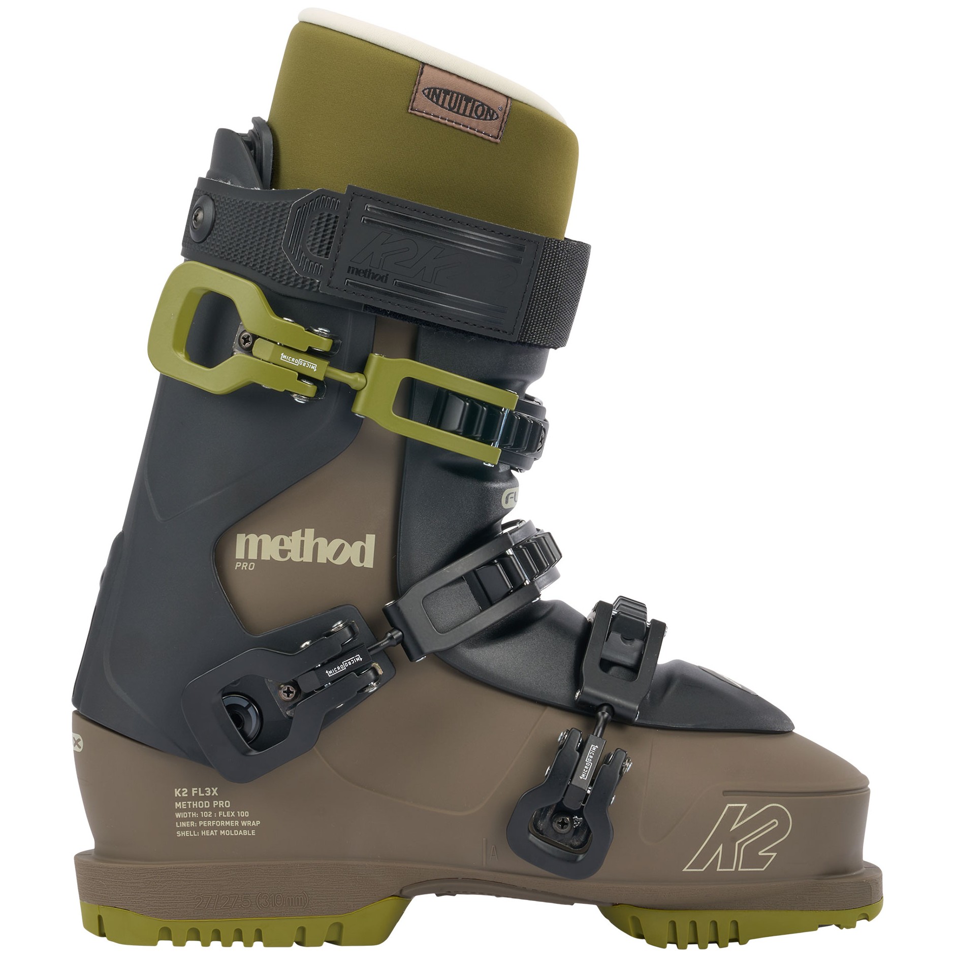 Photos - Ski Boots K2 Method Pro Grip Walk , 27/27.5 Brown/Black  10H6003.1  2024