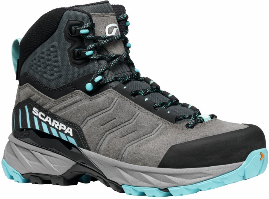 Photos - Trekking Shoes Scarpa Rush Trek GTX Women's Hiking Boots, UK 4 1/4 Grey/Aqua 63140-202 