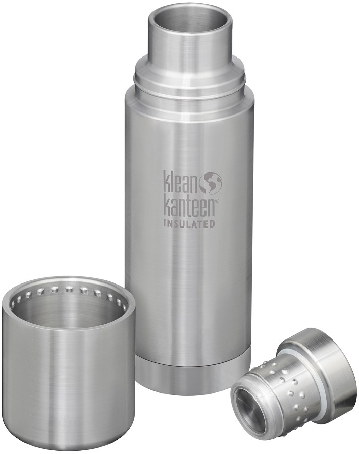 Photos - Thermos Klean Kanteen TKPro Insulated 1L Coffee Flask & Cup, 1L Brushed K1009465 