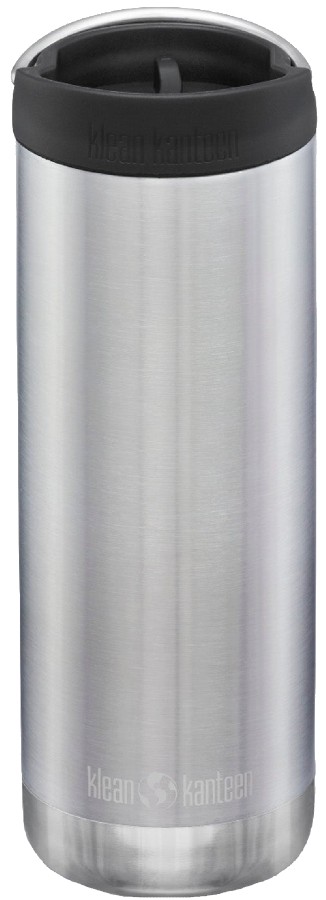 Photos - Thermos Klean Kanteen Insulated TKWide Cafe Cap 473ml Water Bottle, Steel K16TKWPC 
