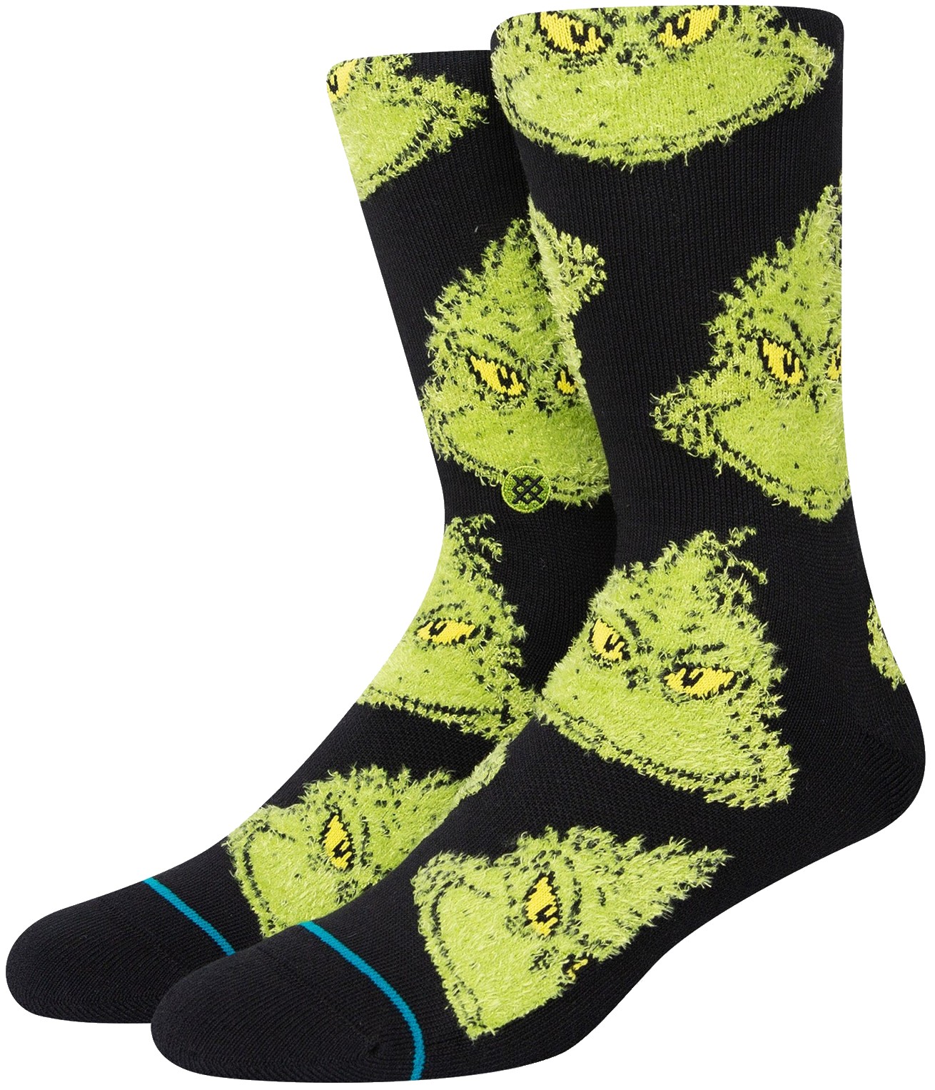 Stance The Grinch Skate/Crew Socks, L Mean One