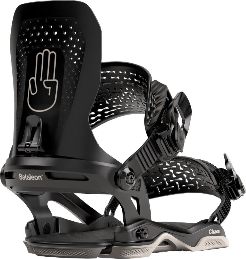 Bataleon Chaos Asym Wrap Snowboard Bindings, M/L Black