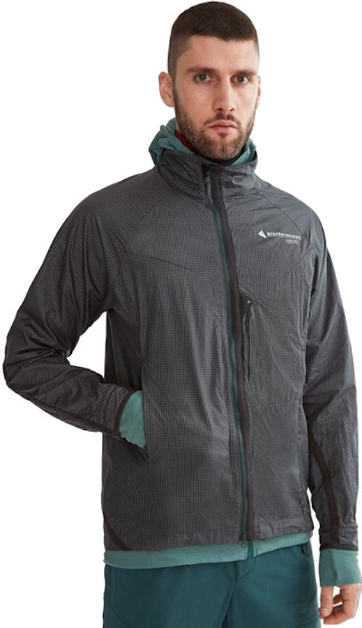 Klattermusen Ansur Men's Full Zip Windproof Jacket, S Raven Copper