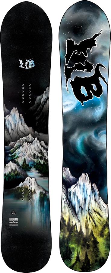 lib-tech-skunk-ape-b-grade-hybrid-camber-snowboard-165cm-w-multi