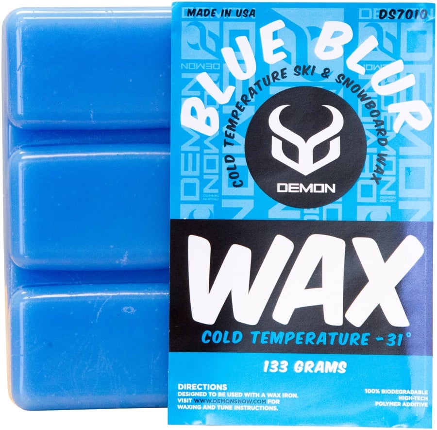 Demon Snowboard/Ski Cold Wax, 133g Blue