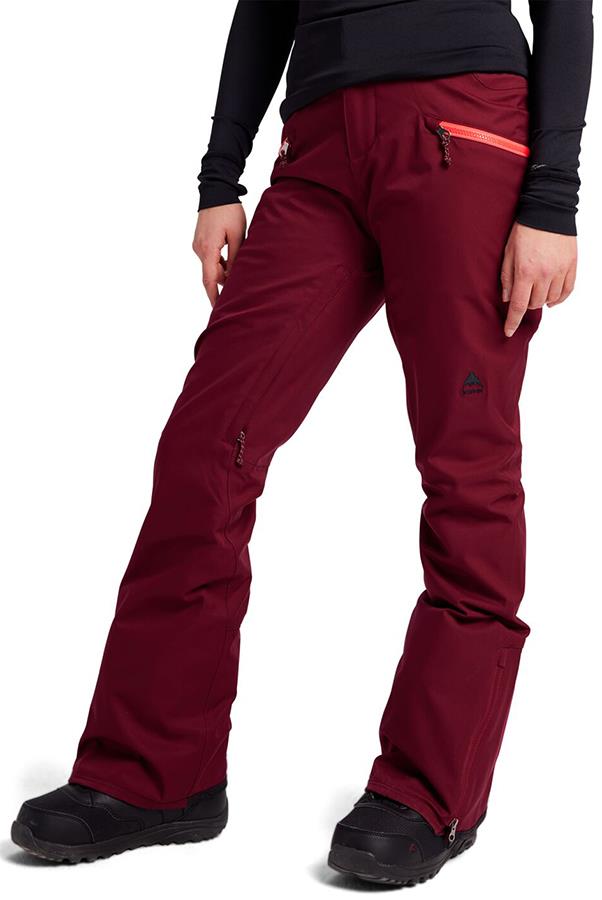 Burton Marcy High Rise Women's Ski/Snowboard Pants UK 10 Mulled Berry