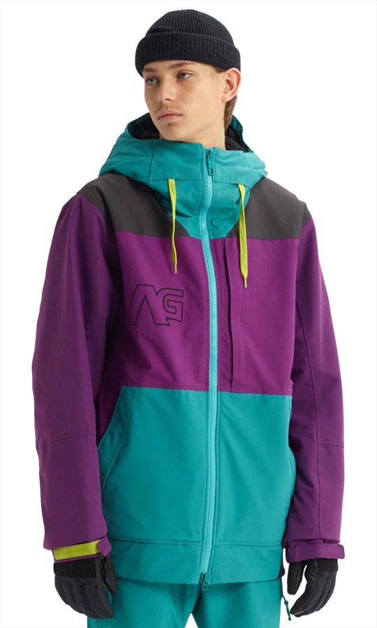 Analog Greed Snowboard/Ski Jacket, XXS Green-Blue Slate
