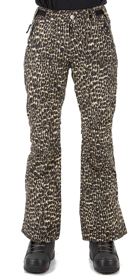 Volcom Vintage Cheetah Print GoreTex Snowboard Pants