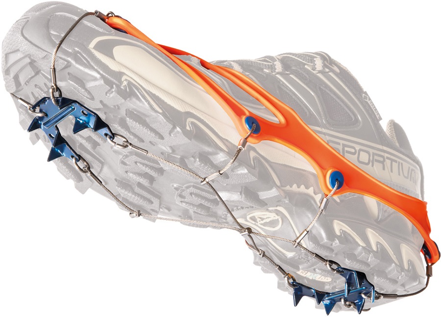 Nortec Trail Ultralight Micro Crampons, Small (UK 3.55) Orange