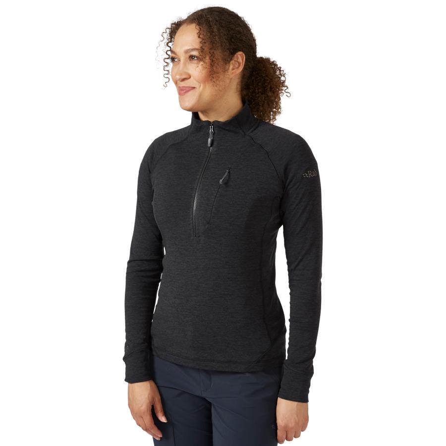 rab women's nucleus pull on fleece