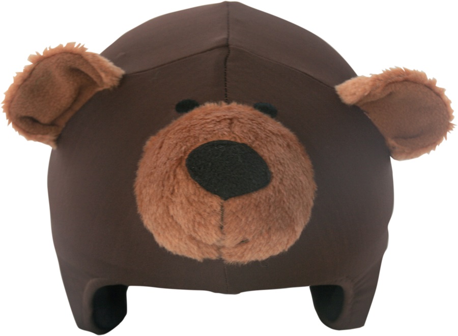 Coolcasc Animals Ski/Snowboard Helmet Cover, One Size, Teddy Bear