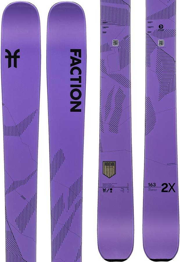 Faction Agent 2x Ski Only Women's Skis, 171cm Purple
