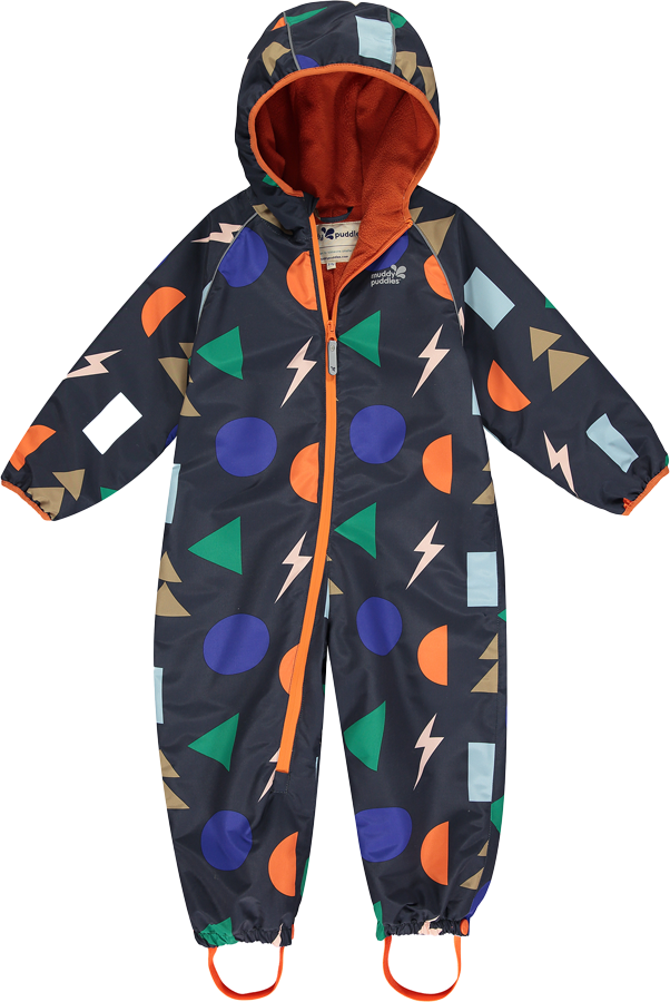 Muddy Puddles Kid's Ecosplash Waterproof Puddle Suit , 23yrs Shapes