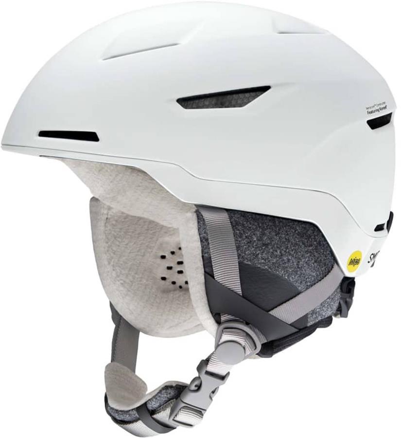 Smith Vida MIPS Snowboard/Ski Helmet, L Matte Satin White