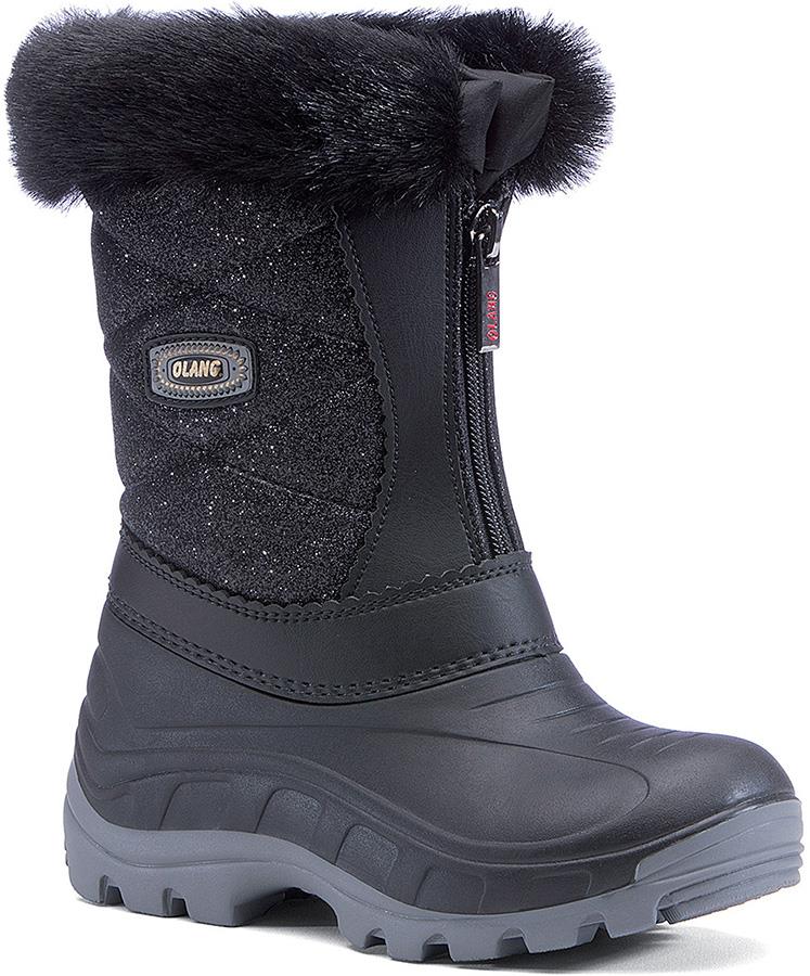 Olang Nancy Lux Kid's Snow Boots, UK Child 11/11.5 Black